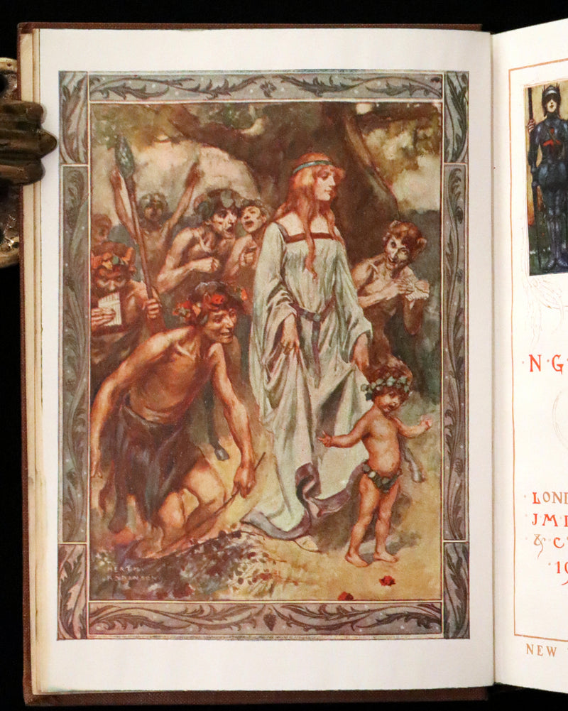 1911 Scarce Book - Una and the Red Cross Knight from Spenser's Faery Queene.