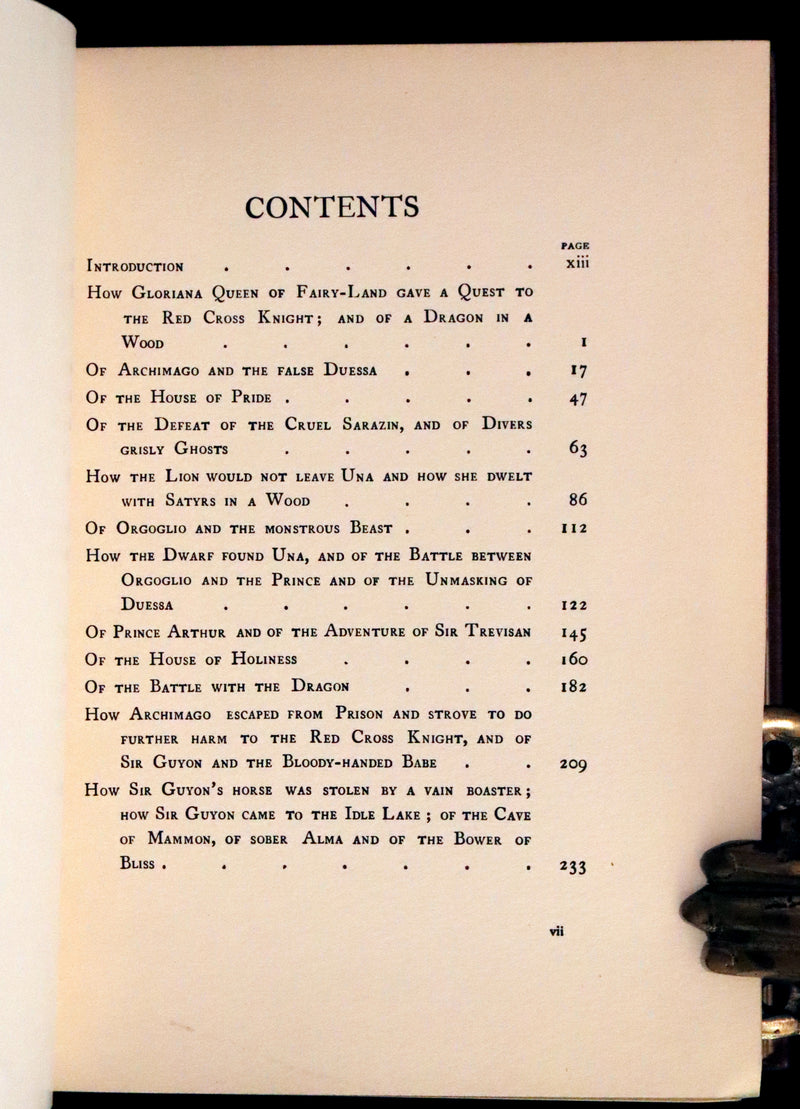 1911 Scarce Book - Una and the Red Cross Knight from Spenser's Faery Queene.