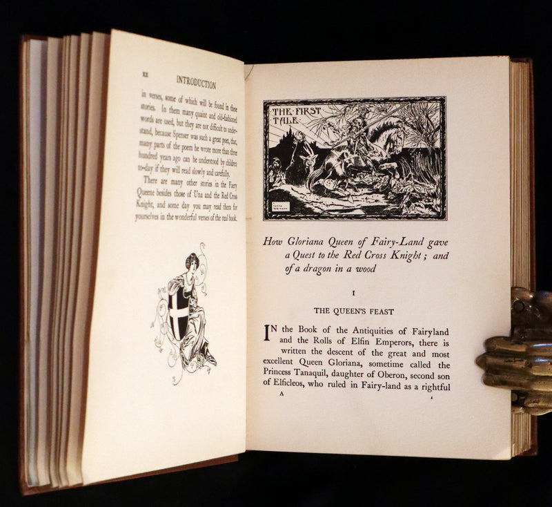 1911 Scarce Book - Una and the Red Cross Knight from Spenser's Faery Queene.