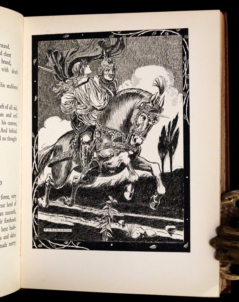 1911 Scarce Book - Una and the Red Cross Knight from Spenser's Faery Queene.