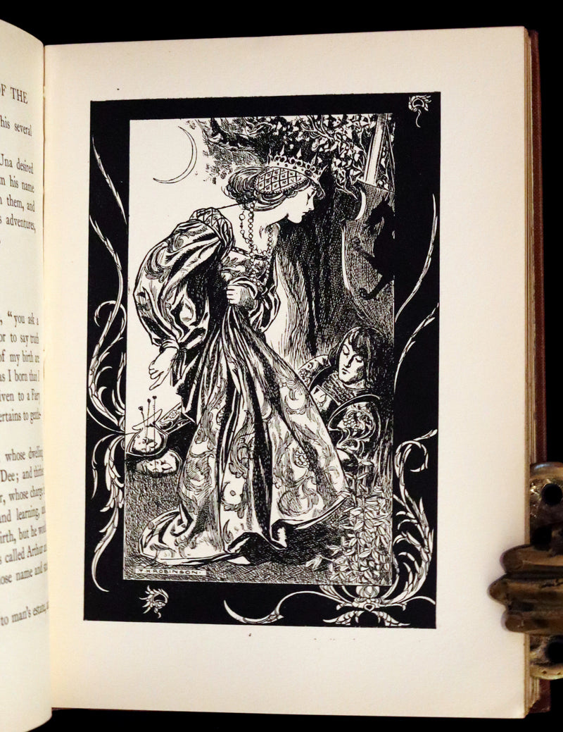 1911 Scarce Book - Una and the Red Cross Knight from Spenser's Faery Queene.