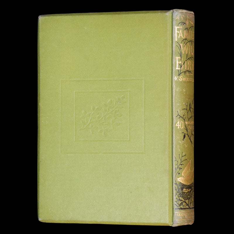 1883 Rare Ornithology First Edition ~ Familiar Wild Birds by Walter Swaysland.
