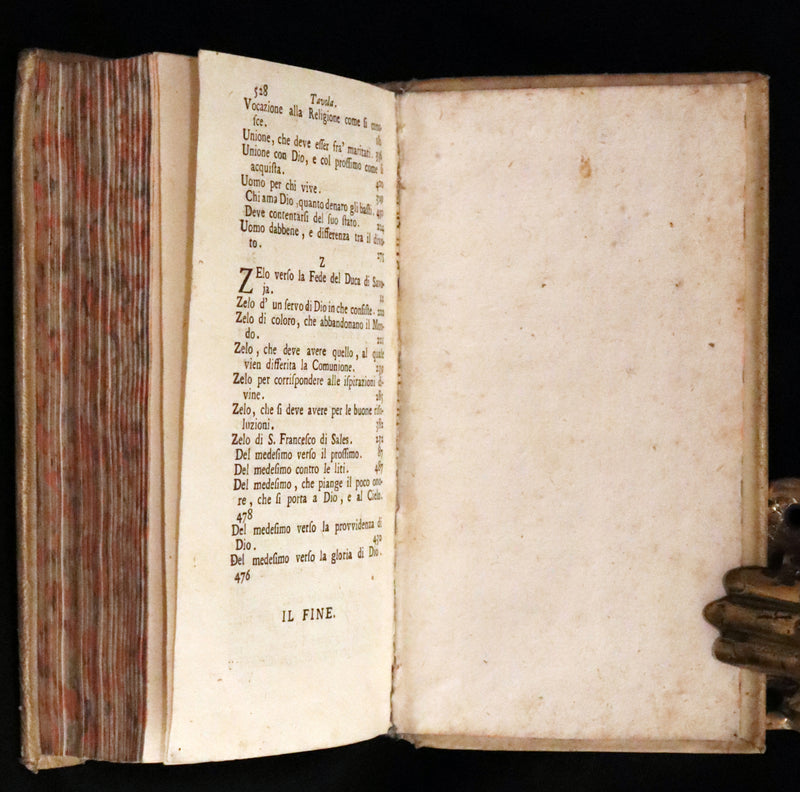 1753 Rare Italian vellum Book set - Spiritual letters of St. Francis de Sales, Lettere spirituali di S. Francesco di Sales.