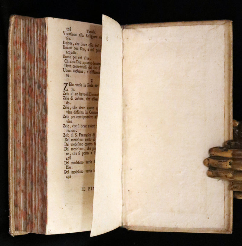 1753 Rare Italian vellum Book set - Spiritual letters of St. Francis de Sales, Lettere spirituali di S. Francesco di Sales.