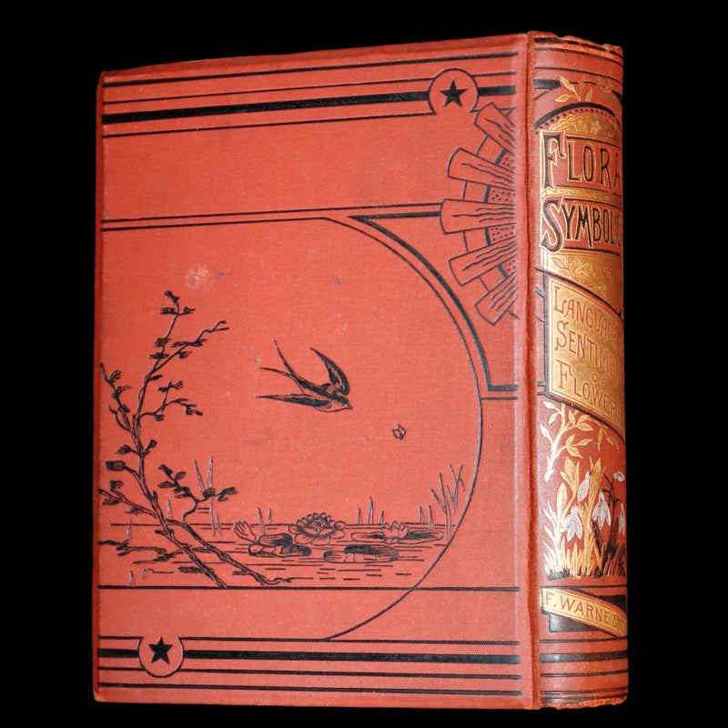 1869 Scarce Floriography Book ~ Flora Symbolica or The Language and Sentiment of Flowers by John Ingram.