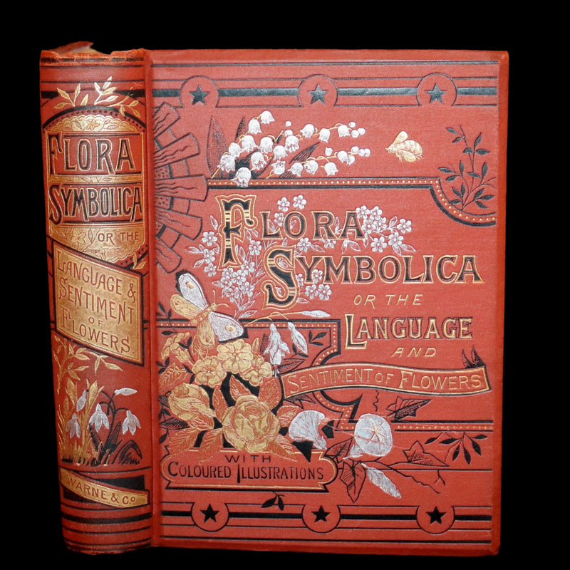 1869 Scarce Floriography Book ~ Flora Symbolica or The Language and Sentiment of Flowers by John Ingram.