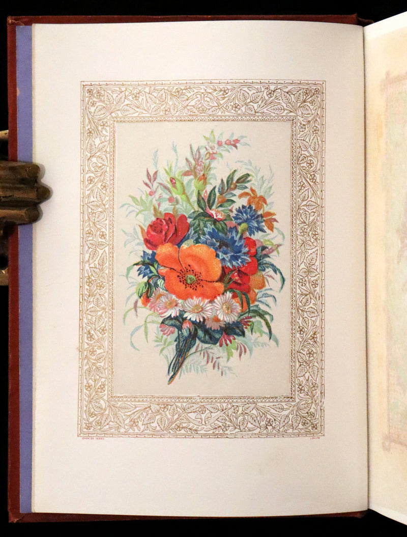 1869 Scarce Floriography Book ~ Flora Symbolica or The Language and Sentiment of Flowers by John Ingram.