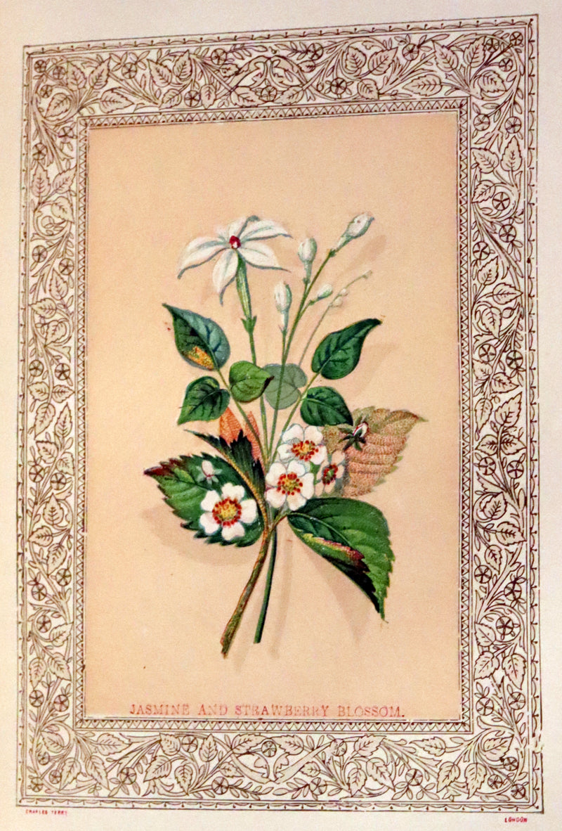 1869 Scarce Floriography Book ~ Flora Symbolica or The Language and Sentiment of Flowers by John Ingram.