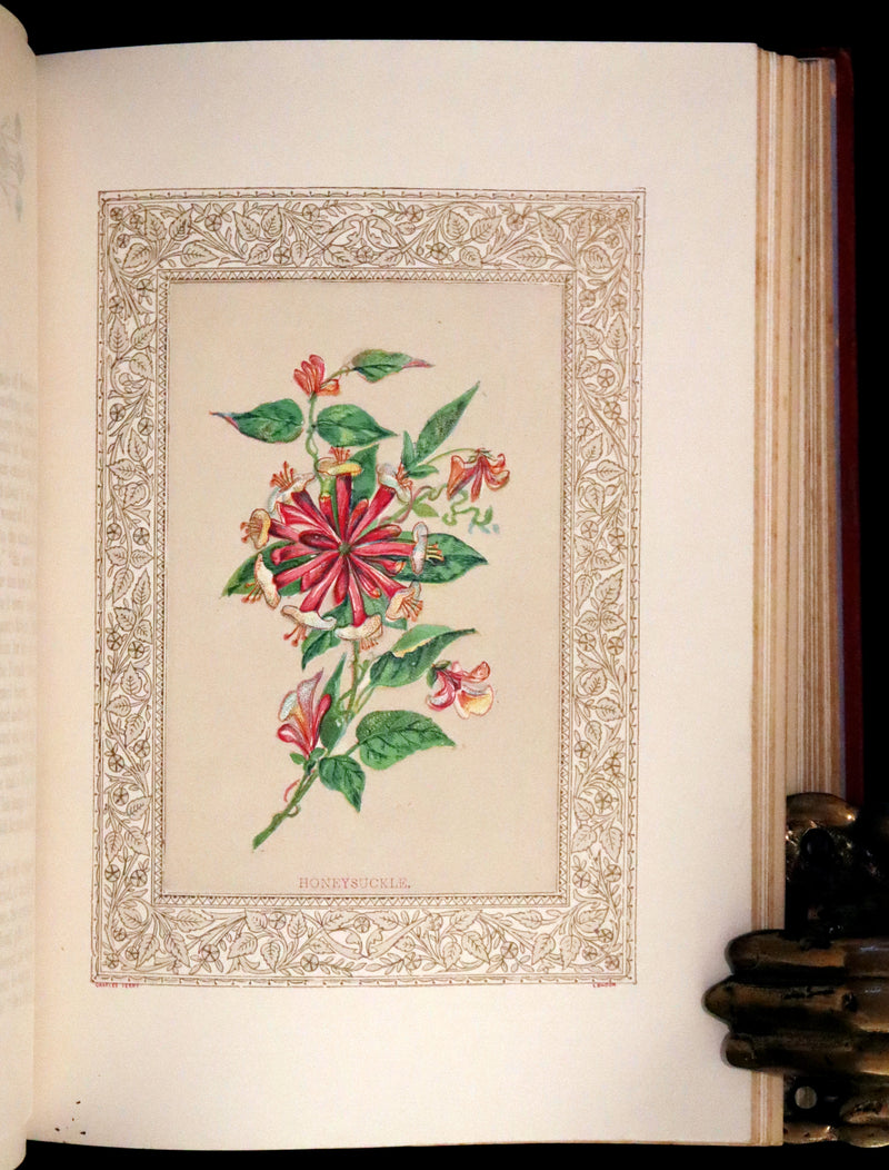 1869 Scarce Floriography Book ~ Flora Symbolica or The Language and Sentiment of Flowers by John Ingram.
