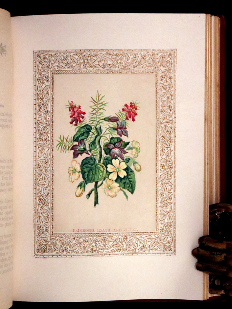1869 Scarce Floriography Book ~ Flora Symbolica or The Language and Sentiment of Flowers by John Ingram.