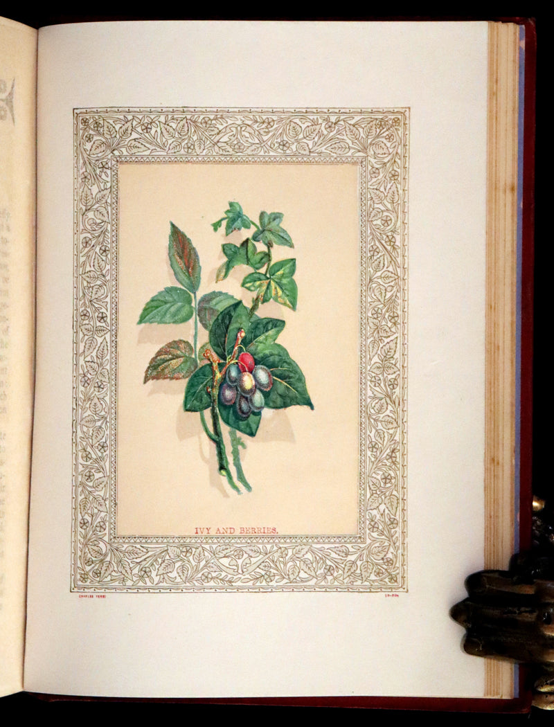1869 Scarce Floriography Book ~ Flora Symbolica or The Language and Sentiment of Flowers by John Ingram.