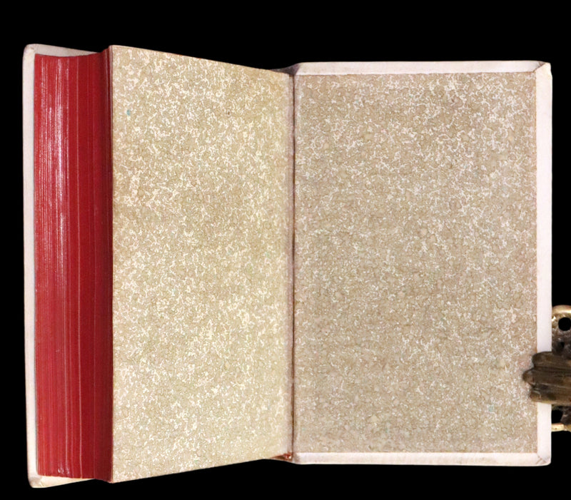 1886 Fine Italian Vellum Book - La Divina Commedia di Dante Alighieri, The Divine Comedy.