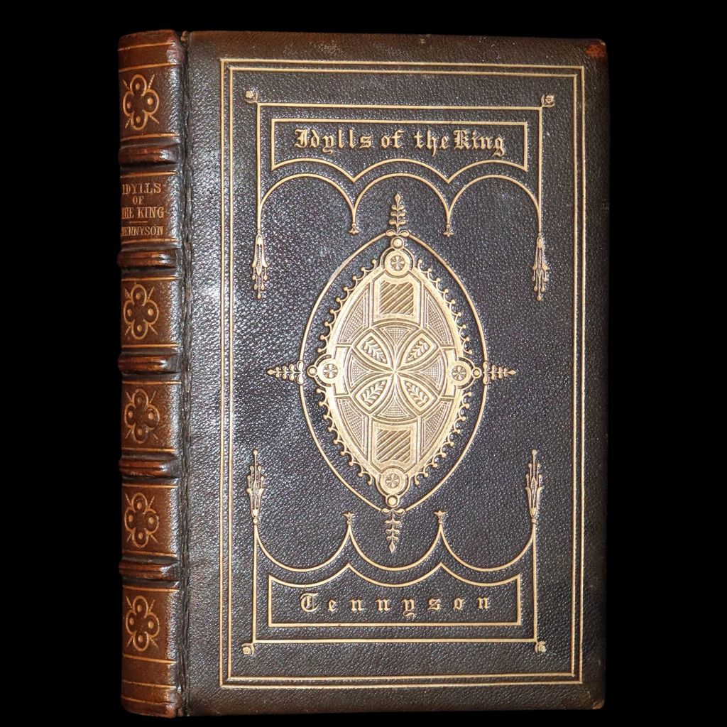 1863 Beautiful binding - Legend of King Arthur, Idylls of the King by ...