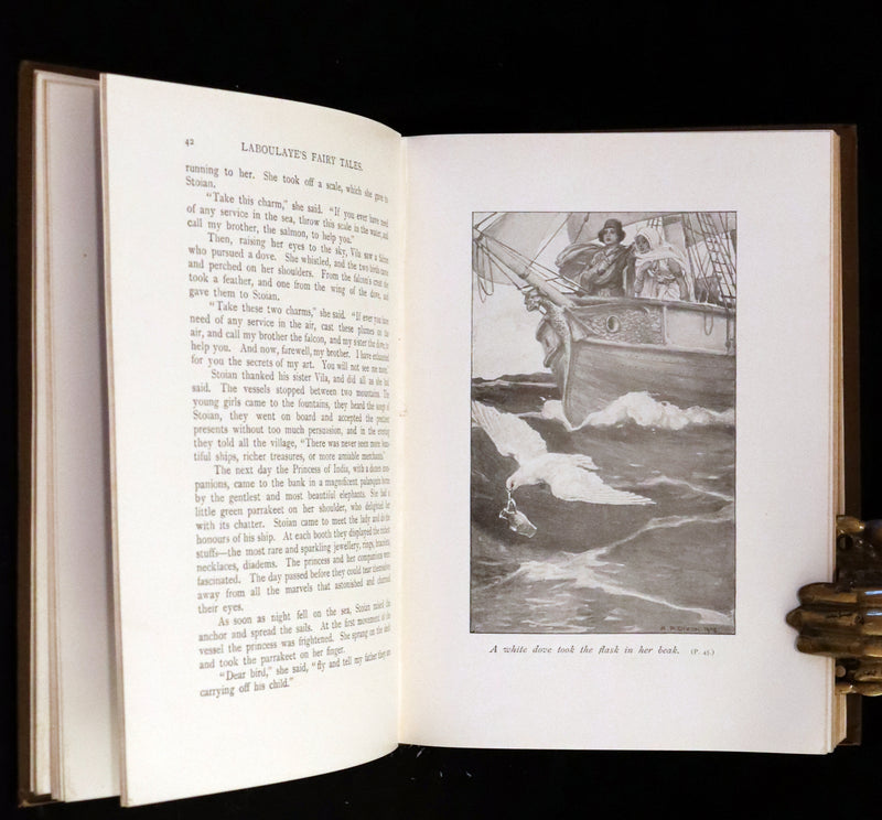 1908 Scarce Book - Fairy Tales by Edouard Laboulaye Illustrated by Arthur A. Dixon.