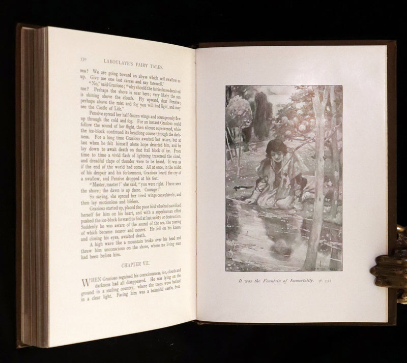 1908 Scarce Book - Fairy Tales by Edouard Laboulaye Illustrated by Arthur A. Dixon.