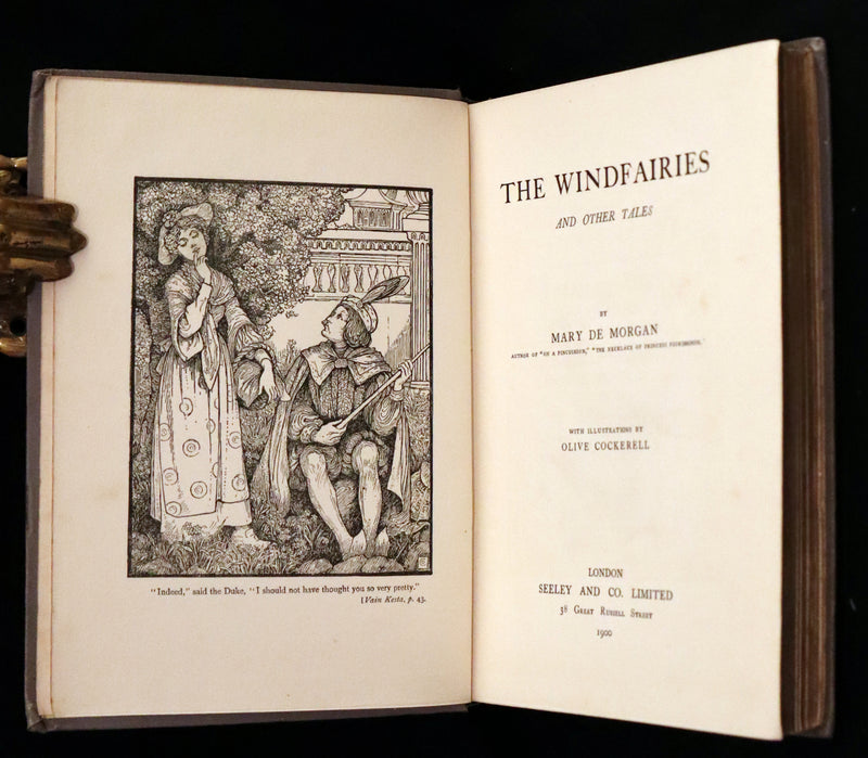 1900 Scarce First Edition - The Windfairies and Other Tales by Mary De Morgan illustrated by Olive Cockerell.