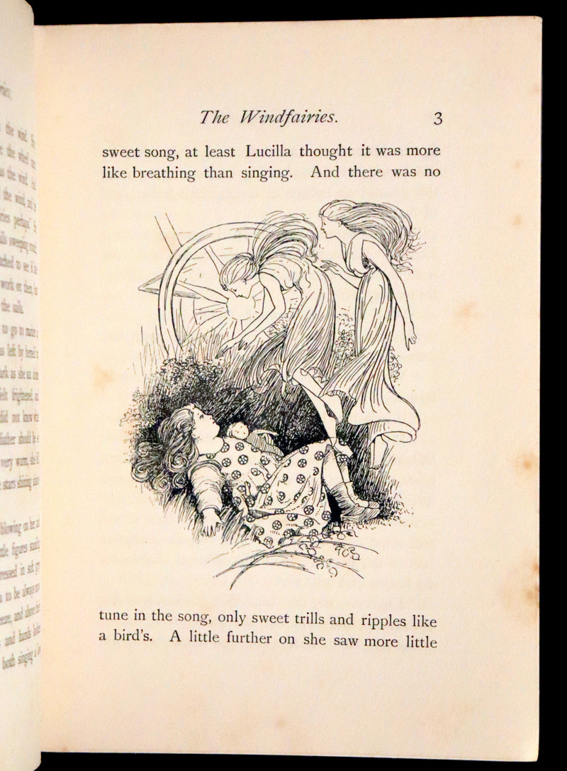 1900 Scarce First Edition - The Windfairies and Other Tales by Mary De Morgan illustrated by Olive Cockerell.