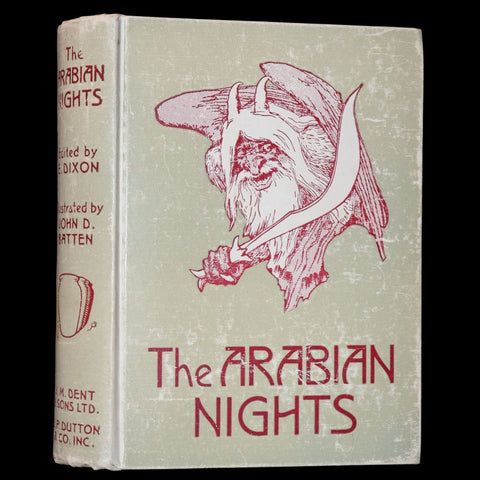 1937 Rare Book - Fairy Tales from the Arabian Nights illustrated by John D. Batten.