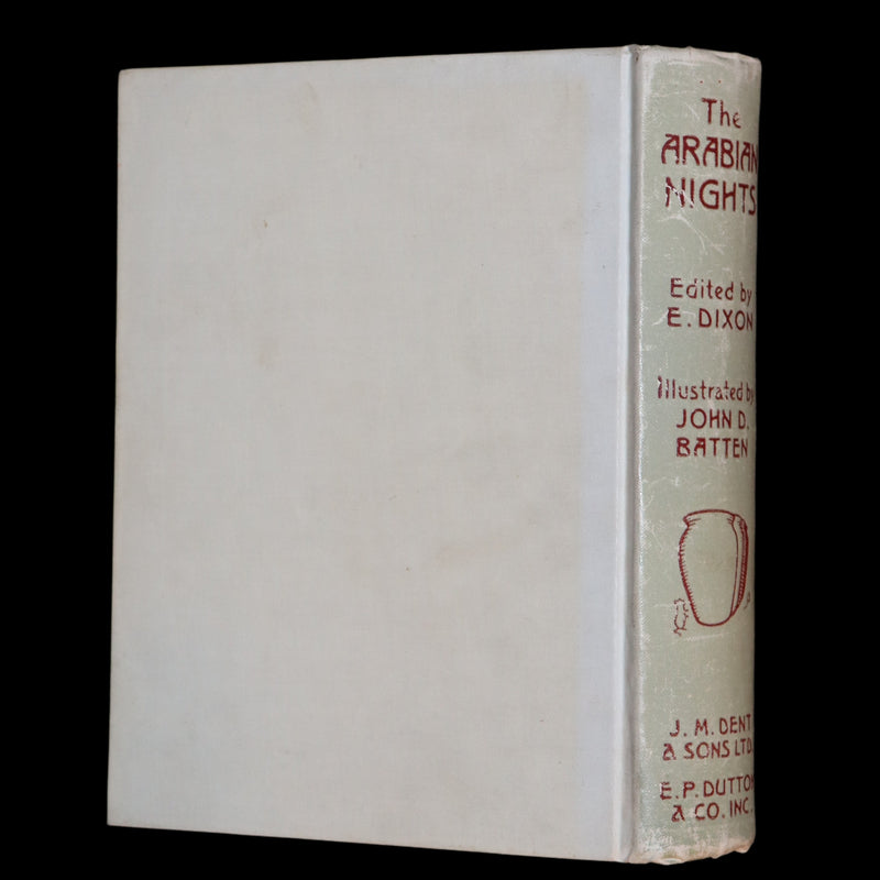 1937 Rare Book - Fairy Tales from the Arabian Nights illustrated by John D. Batten.