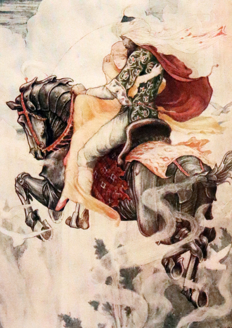 1937 Rare Book - Fairy Tales from the Arabian Nights illustrated by John D. Batten.