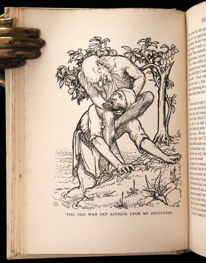 1937 Rare Book - Fairy Tales from the Arabian Nights illustrated by John D. Batten.