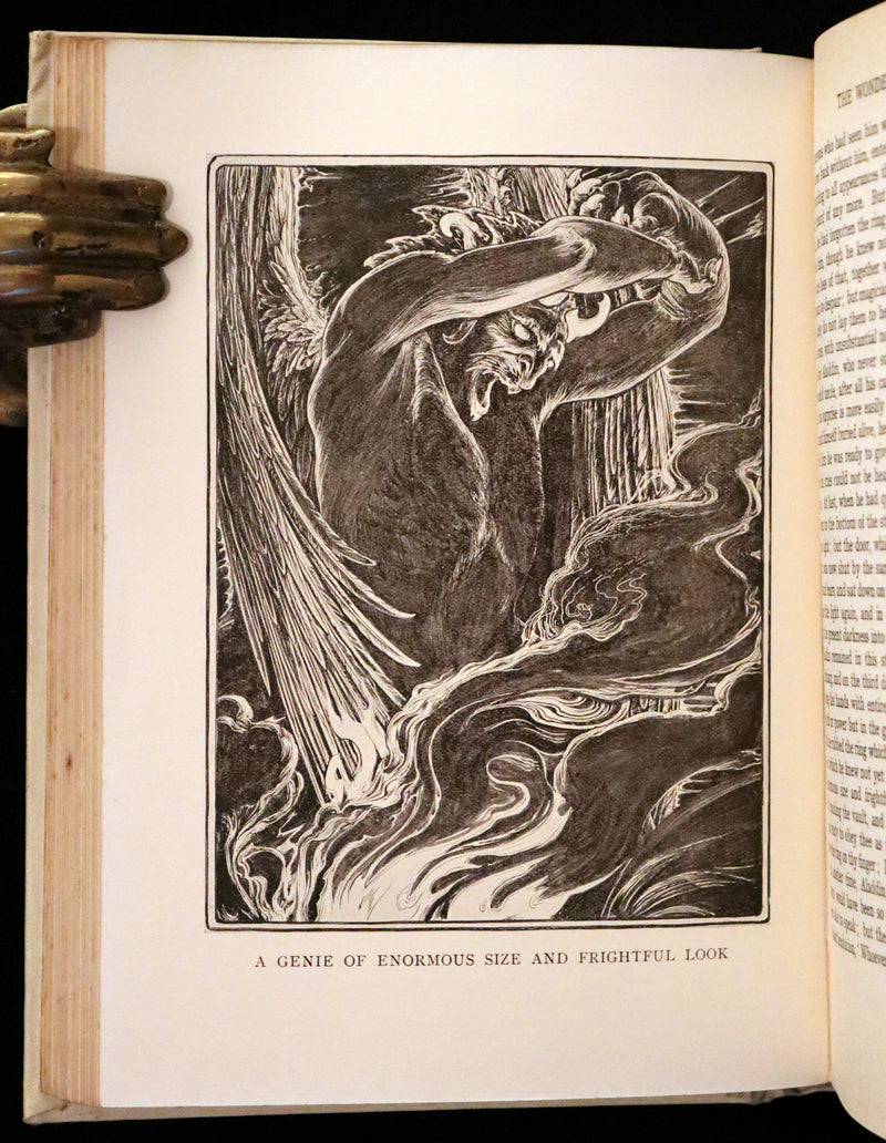 1937 Rare Book - Fairy Tales from the Arabian Nights illustrated by John D. Batten.