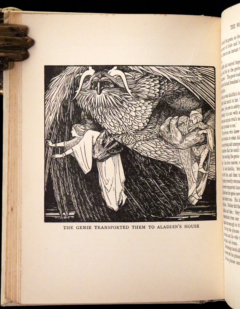 1937 Rare Book - Fairy Tales from the Arabian Nights illustrated by John D. Batten.