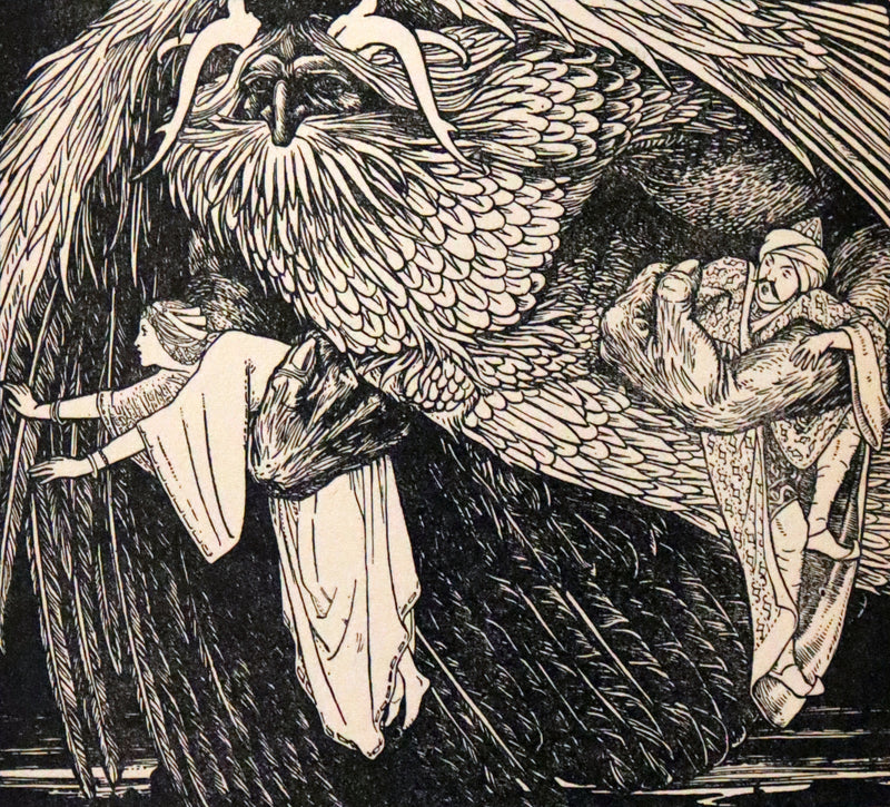 1937 Rare Book - Fairy Tales from the Arabian Nights illustrated by John D. Batten.