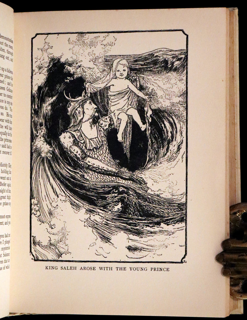 1937 Rare Book - Fairy Tales from the Arabian Nights illustrated by John D. Batten.