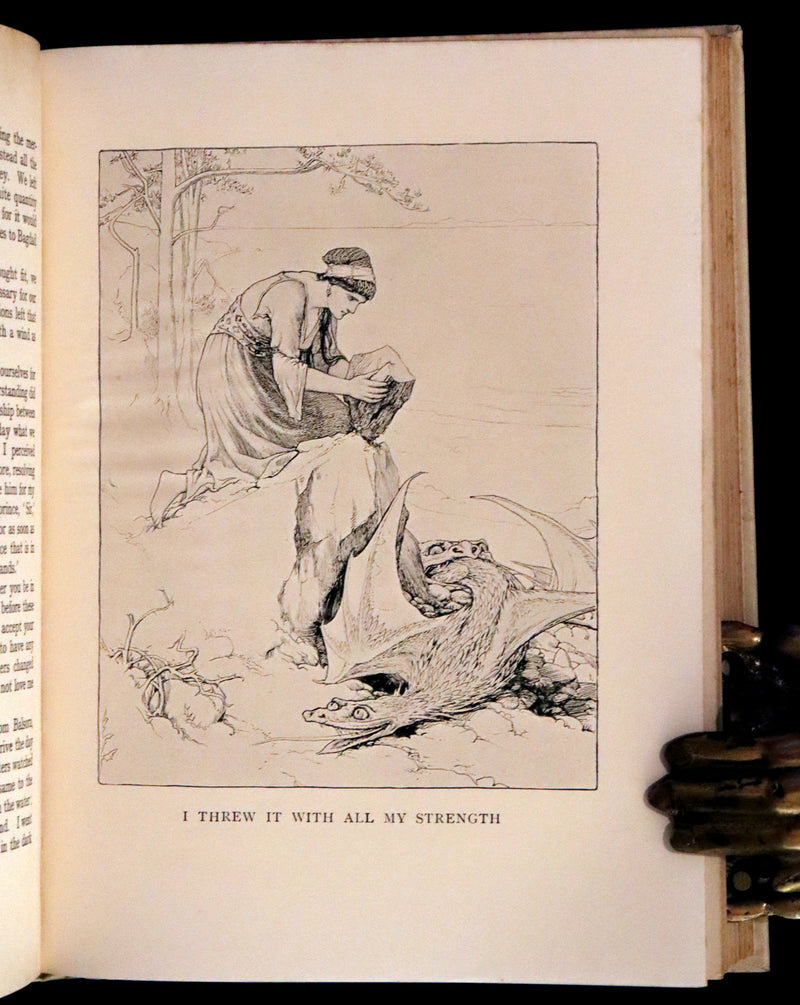 1937 Rare Book - Fairy Tales from the Arabian Nights illustrated by John D. Batten.