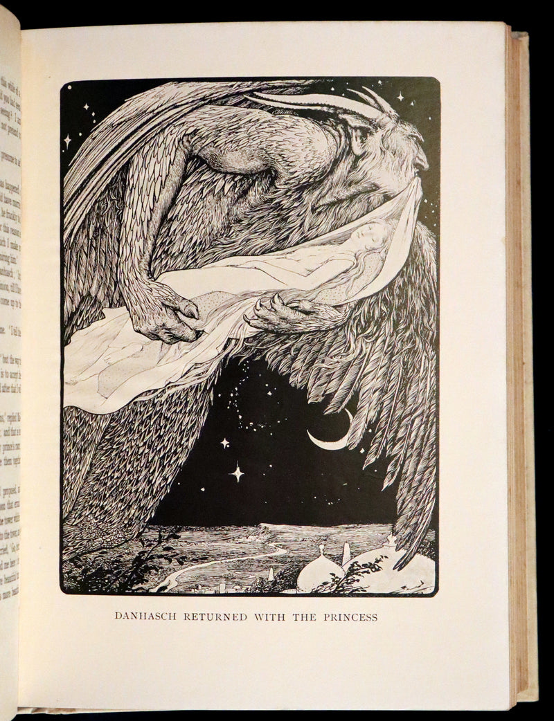 1937 Rare Book - Fairy Tales from the Arabian Nights illustrated by John D. Batten.