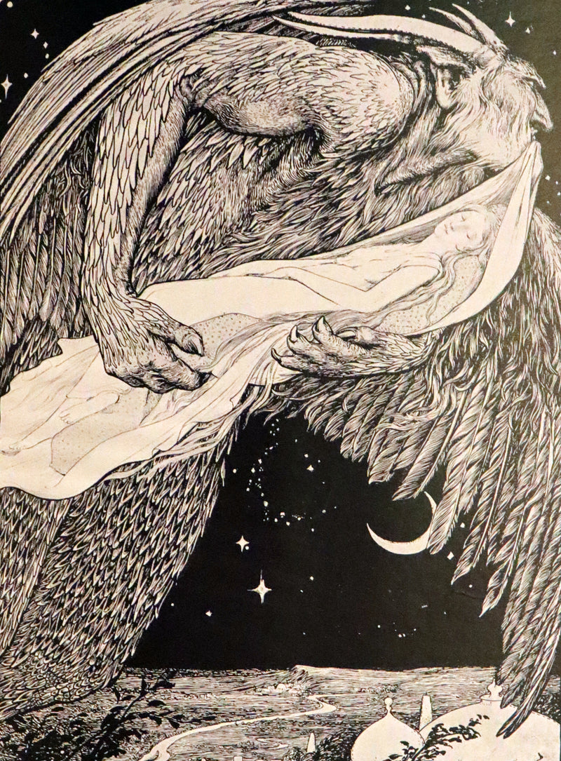 1937 Rare Book - Fairy Tales from the Arabian Nights illustrated by John D. Batten.