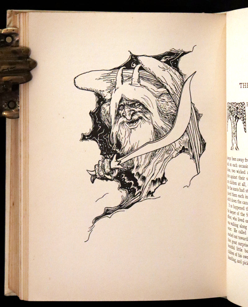 1937 Rare Book - Fairy Tales from the Arabian Nights illustrated by John D. Batten.