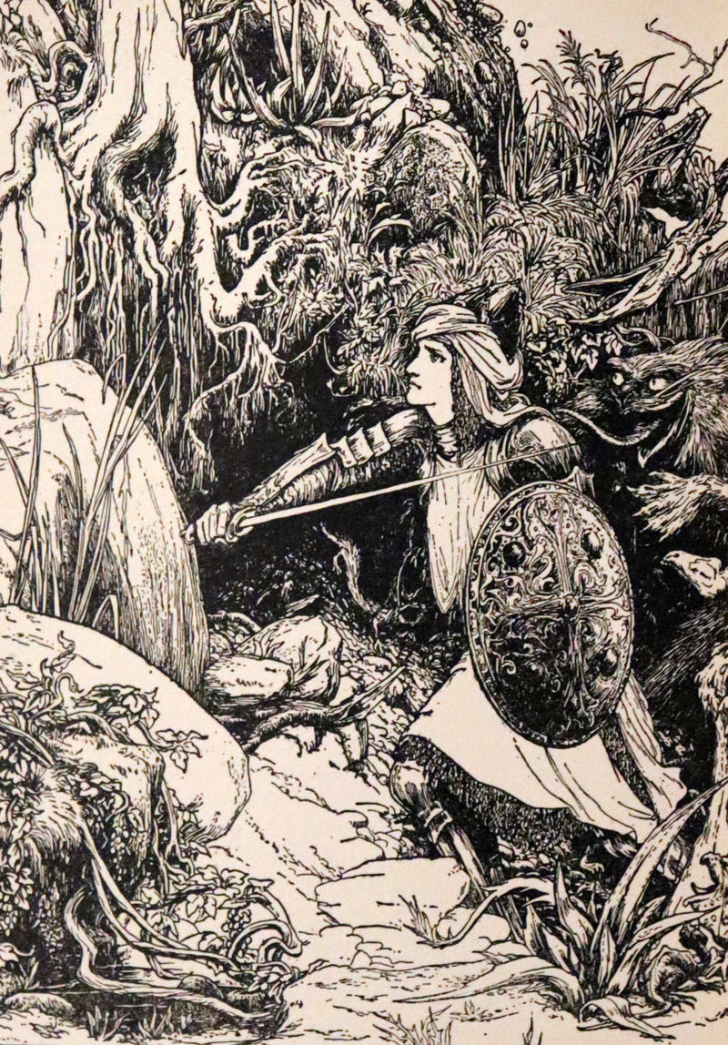 1937 Rare Book - Fairy Tales from the Arabian Nights illustrated by John D. Batten.