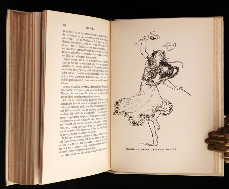1937 Rare Book - Fairy Tales from the Arabian Nights illustrated by John D. Batten.