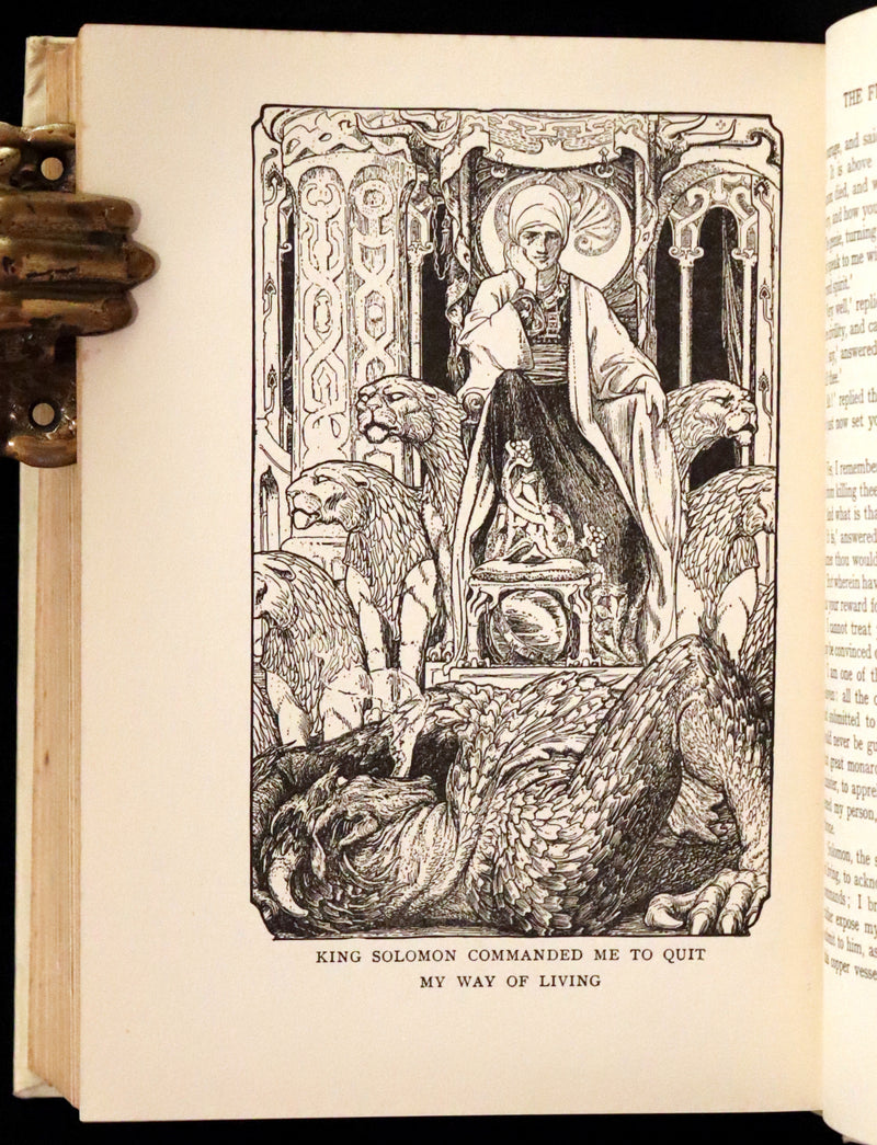 1937 Rare Book - Fairy Tales from the Arabian Nights illustrated by John D. Batten.