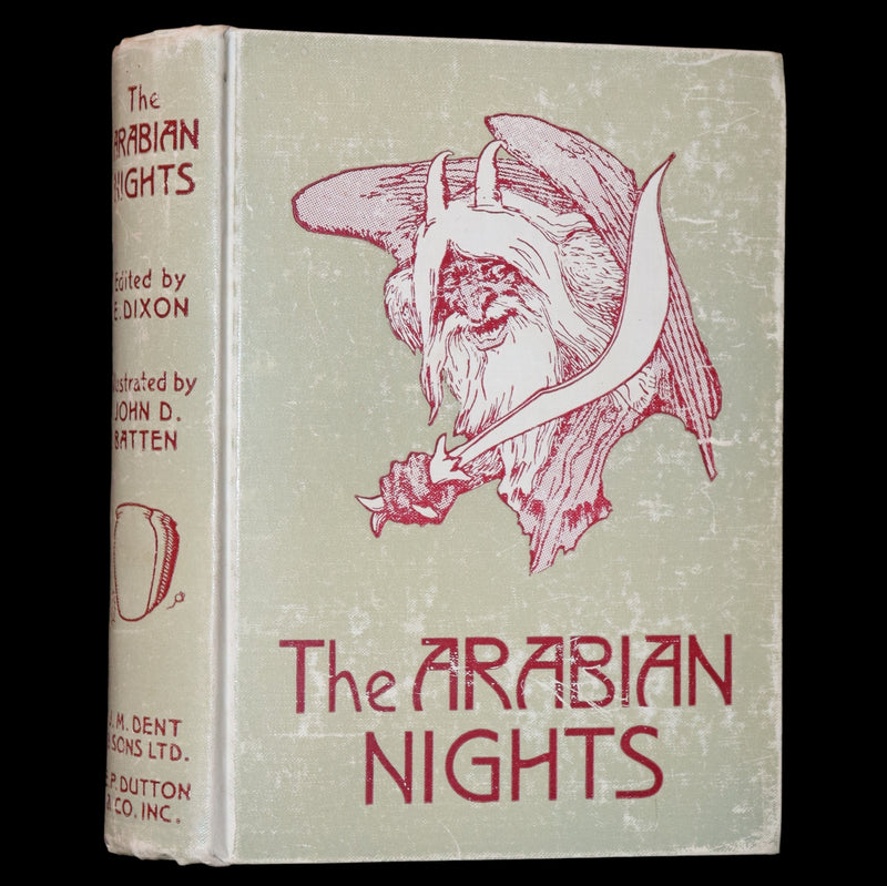 1937 Rare Book - Fairy Tales from the Arabian Nights illustrated by John D. Batten.