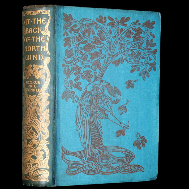 1900 Rare Book - At the Back od the North Wind by George MacDonald illustrated by Arthur Hughes.