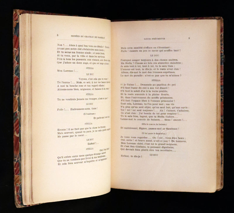 1900 Scarce French First Edition - Emile Nelligan, Soirees du Chateau de Ramezay.