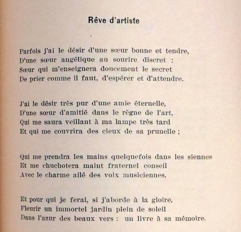 1900 Scarce French First Edition - Emile Nelligan, Soirees du Chateau de Ramezay.
