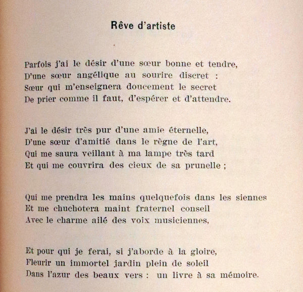 1900 Scarce French First Edition - Emile Nelligan, Soirees du Chateau de Ramezay.