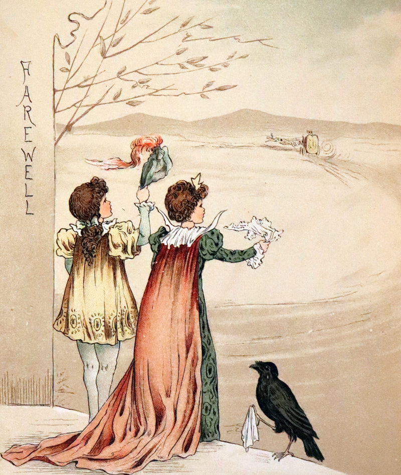 1883 Scarce Victorian Book -  The Snow Queen by Hans Christian Andersen illustrated by T. Pym.