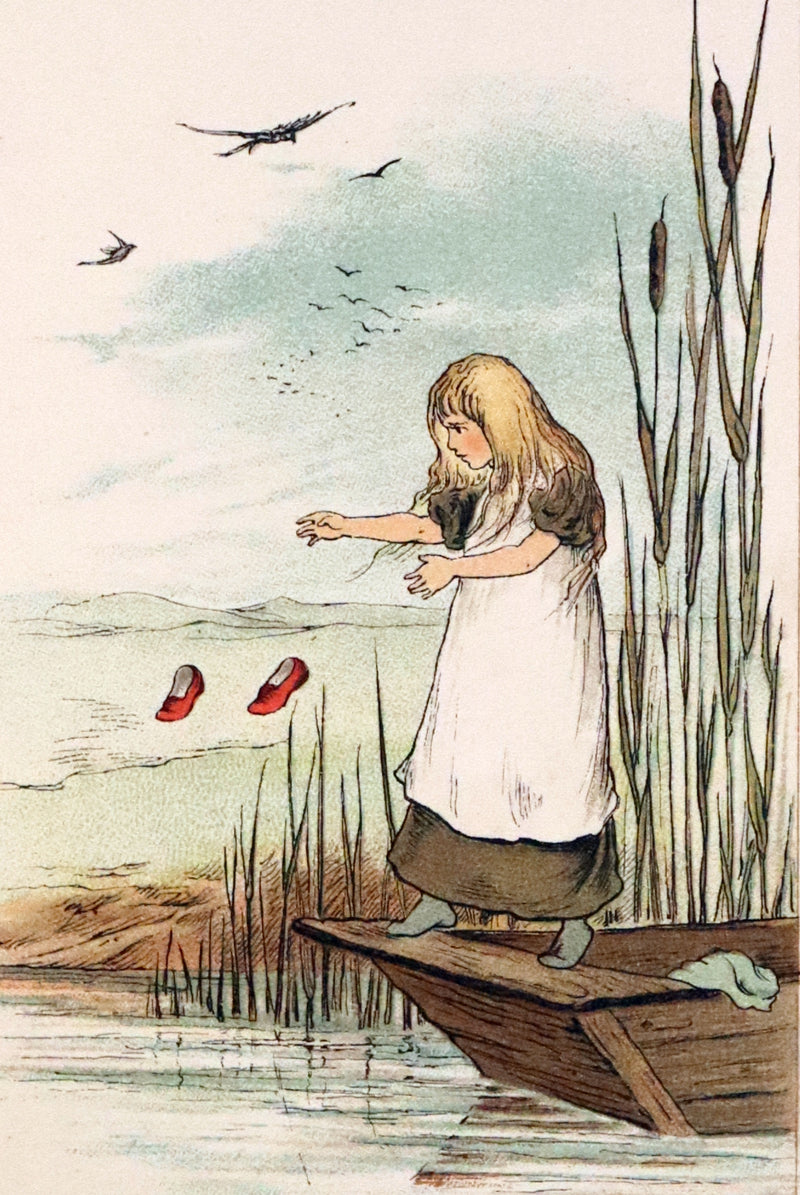 1883 Scarce Victorian Book -  The Snow Queen by Hans Christian Andersen illustrated by T. Pym.