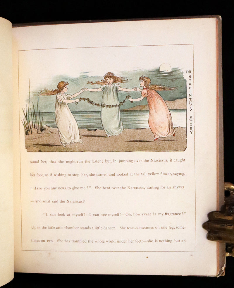 1883 Scarce Victorian Book -  The Snow Queen by Hans Christian Andersen illustrated by T. Pym.