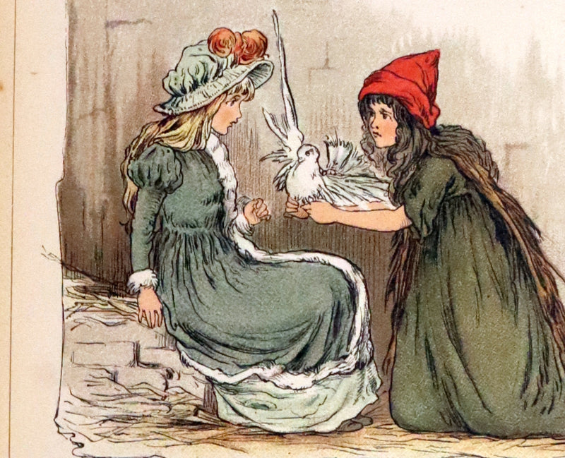 1883 Scarce Victorian Book -  The Snow Queen by Hans Christian Andersen illustrated by T. Pym.