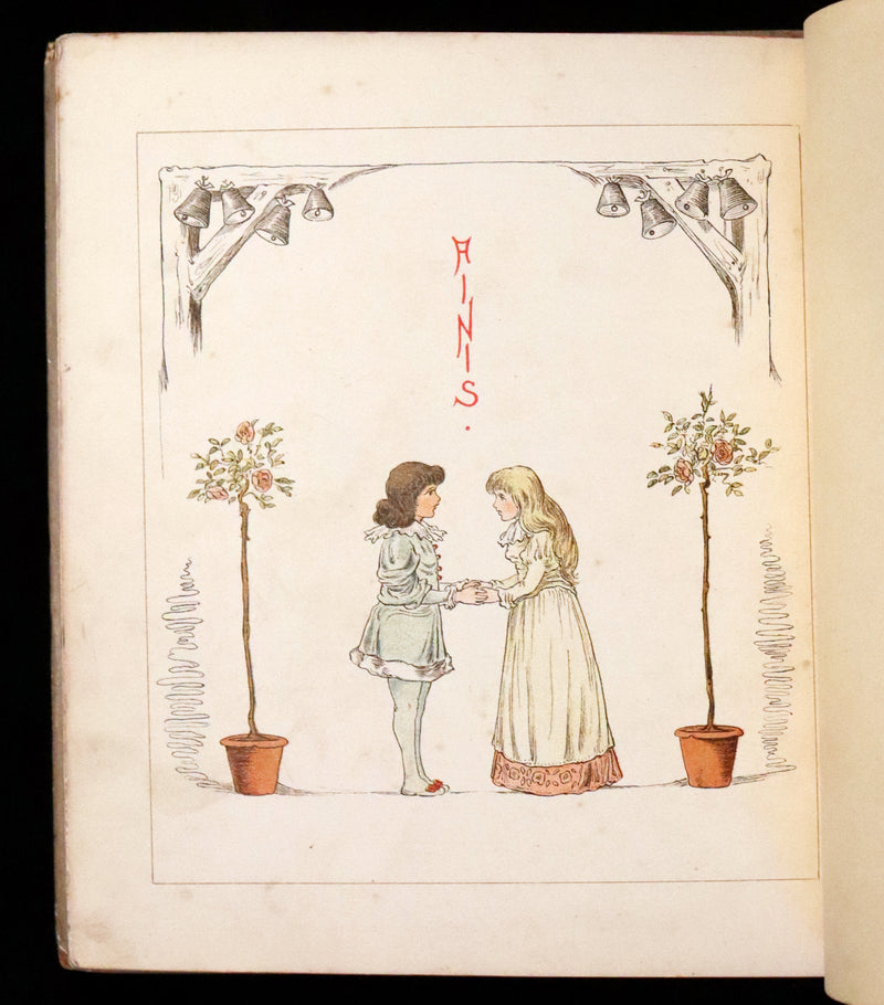 1883 Scarce Victorian Book -  The Snow Queen by Hans Christian Andersen illustrated by T. Pym.