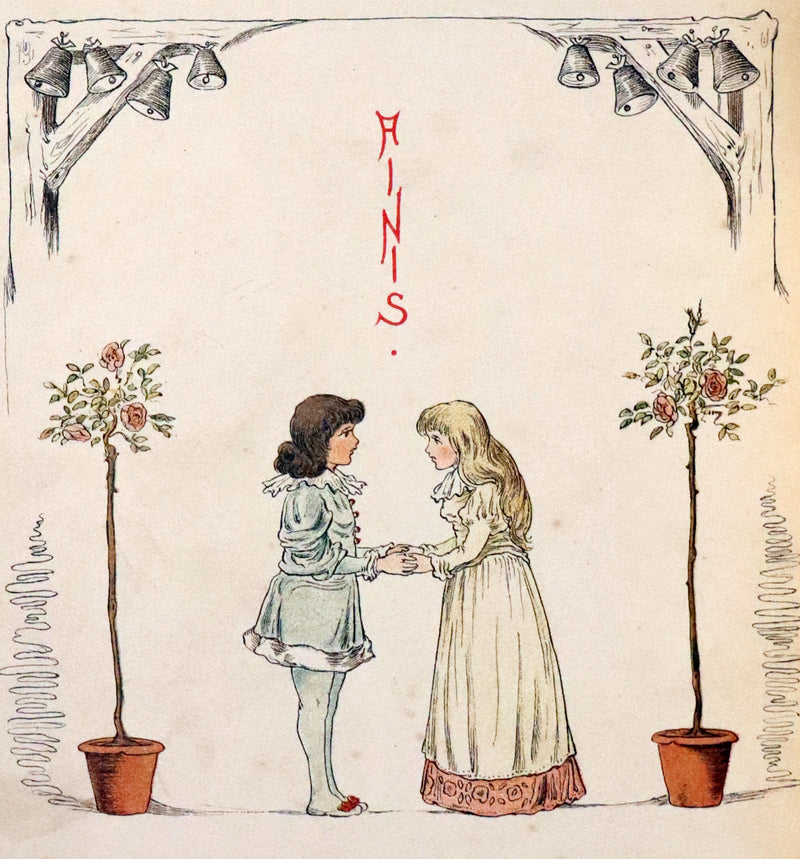 1883 Scarce Victorian Book -  The Snow Queen by Hans Christian Andersen illustrated by T. Pym.