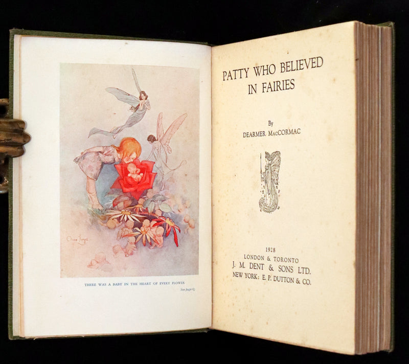 1928 Scarce First Edition - Patty Who Believed in Fairies by Dearmer MacCormac.