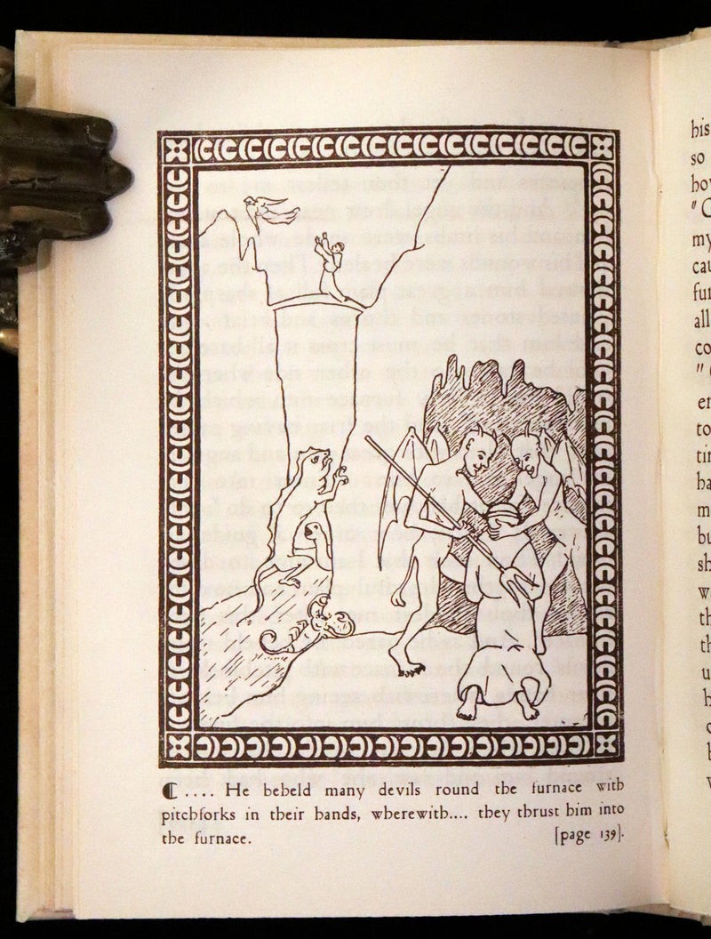 1926 Rare Giannini Binding - The Little Flowers of Saint Francis illustrated by Alaide Vanzetti.