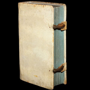 1670 Rare Latin vellum Book - Poesis Lyrica by Nicolaus Avancinus, Jesuit poet.